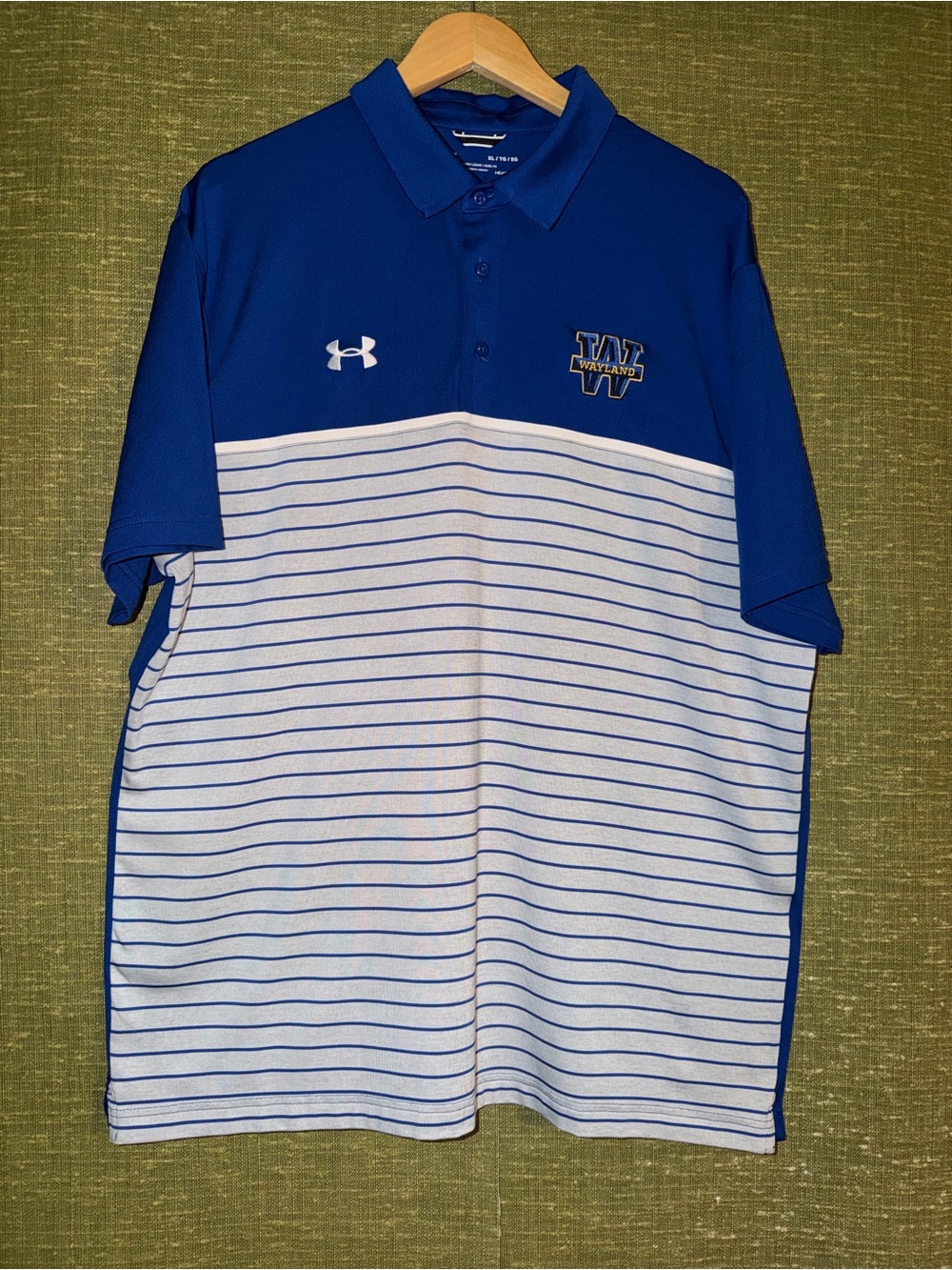 Under Armour Mens Wayland Baptist University Polo Shirt - Size XL